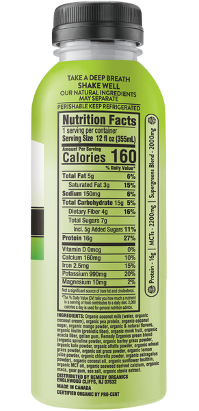 Tropical Greens Wellness Shakes with Free Shipping - Vegan Snack