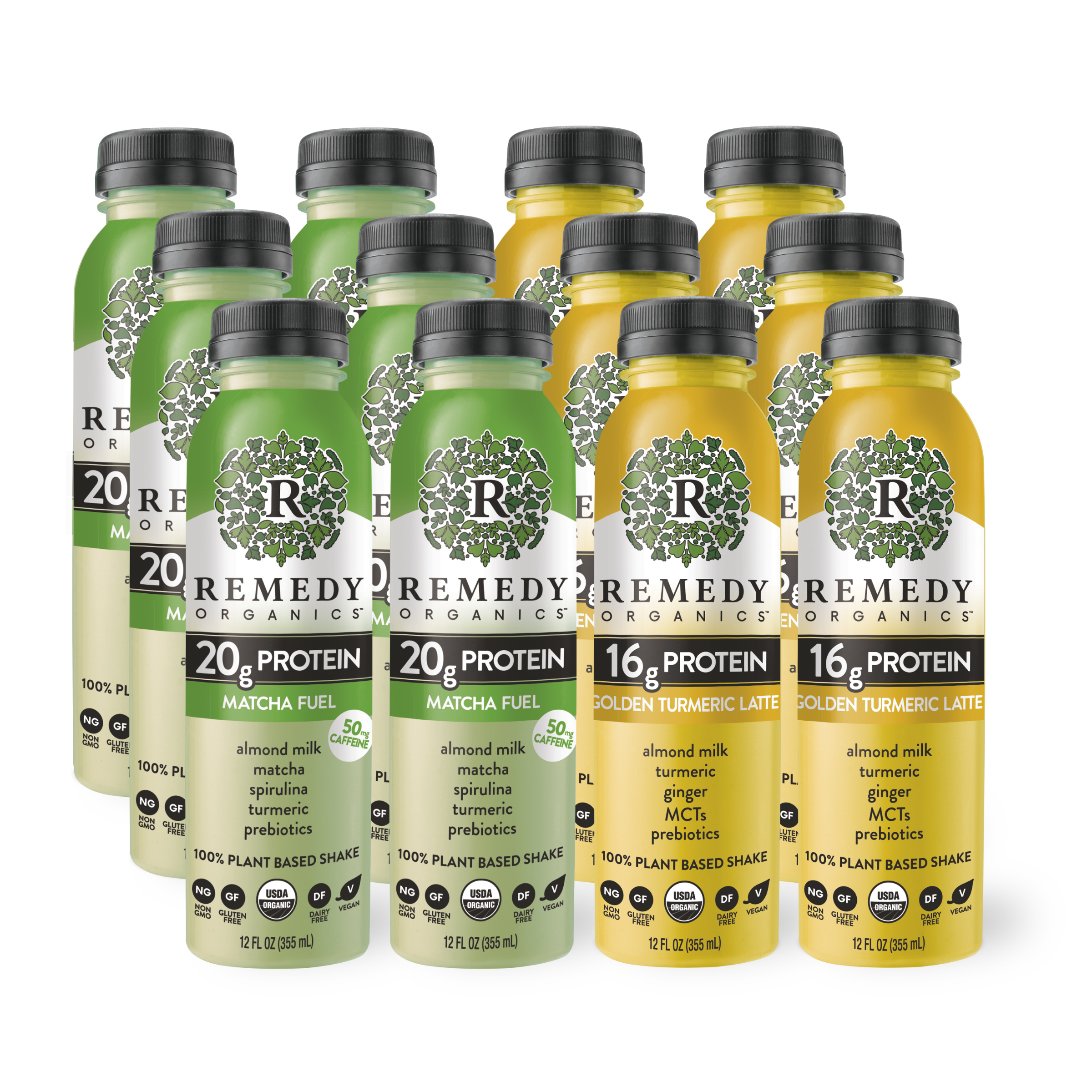 Matcha Fuel + Golden Turmeric Latte